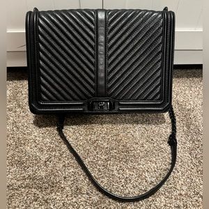 Rebecca Minkoff Chevron Quilted Jumbo Love Crossbody